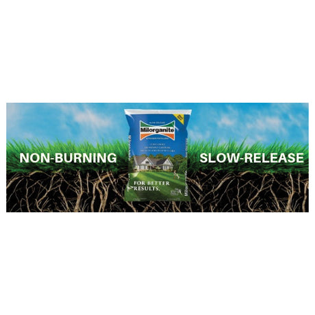 Milorganite Slow-Release Nitrogen Fertilizer 32LB