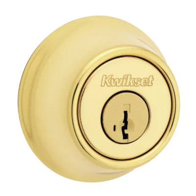Kwikset Deadbolt Polished brass