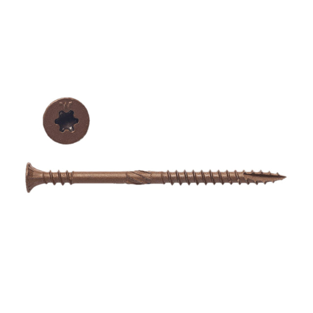 Big Timber Exterior Wood Screw Brown /  / 10X3_1/8IN