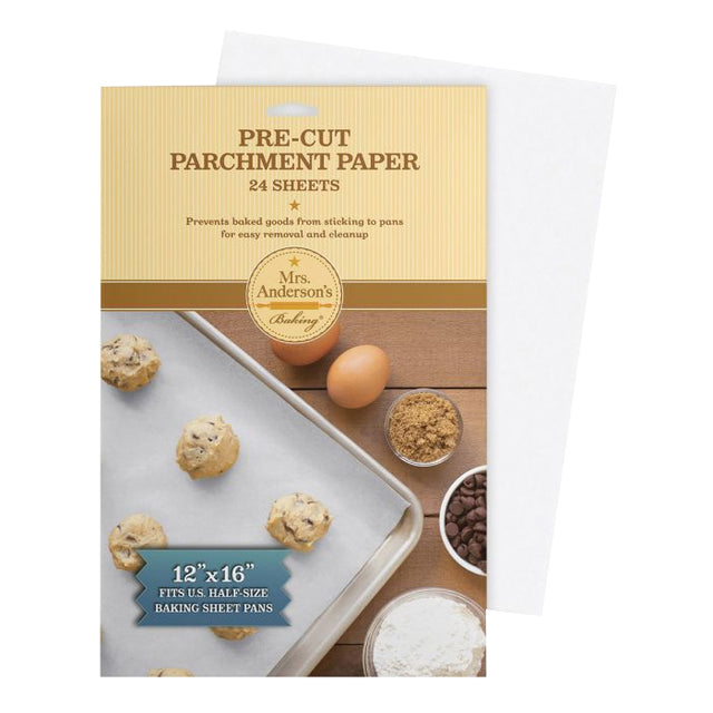 Mrs. Anderson's Baking Pre-Cut Parchment Paper Sheet