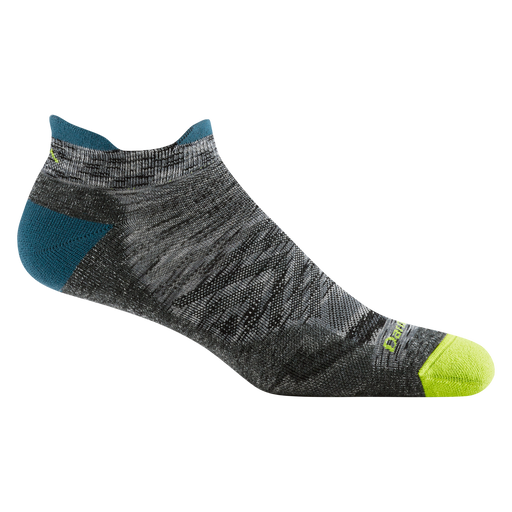 Darn Tough Men's Run No Show Tab Ultra-Lightweight Running Sock - Comet Comet