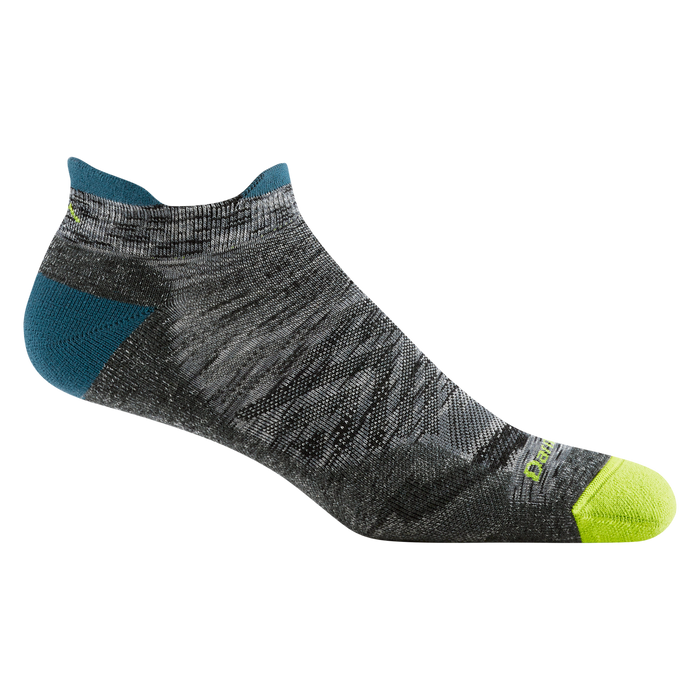 Darn Tough Men's Run No Show Tab Ultra-Lightweight Running Sock - Comet Comet