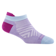 Darn Tough Women's Run No Show Tab No Cushion Ultra-Lightweight Running Sock - Lavender Lavender