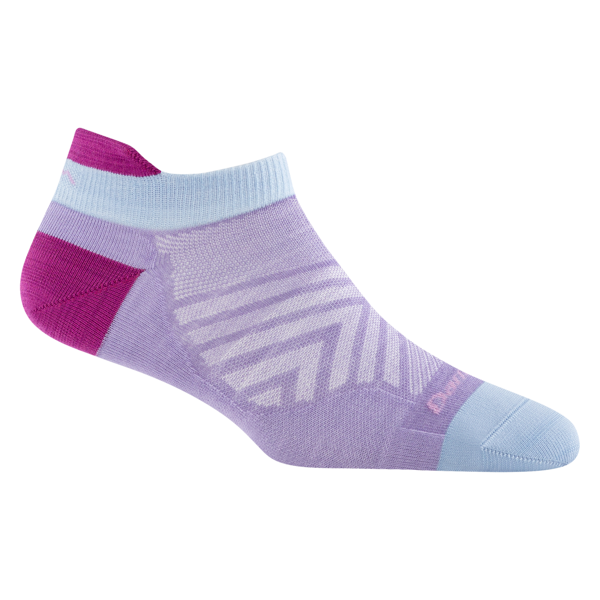 Darn Tough Women's Run No Show Tab No Cushion Ultra-Lightweight Running Sock - Lavender Lavender