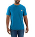 Carhartt Men's Force Relaxed Fit Mid Weight Short-Sleeve Pocket T-Shirt Marine Blue / REG