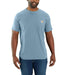 Carhartt Men's Force Relaxed Fit Mid Weight Short-Sleeve Pocket T-Shirt Alpine Blue / REG