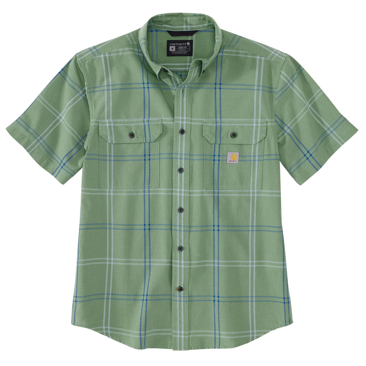 JAXOutdoorGearFarmandRanch Carhartt Mens Loose Fit Solid Plaid Shirt