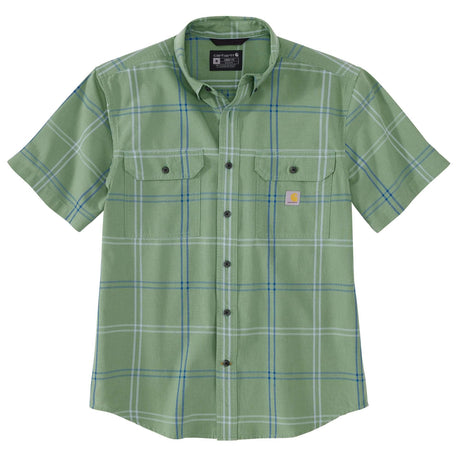 JAXOutdoorGearFarmandRanch Carhartt Mens Loose Fit Solid Plaid Shirt