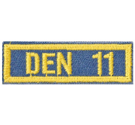 Boy Scouts of America Cub Scout Den Numeral 11
