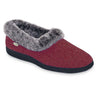 Acorn Women's Faux Fur Chinchilla Collar Slipper With Indoor/Outdoor Sole Crackleberry