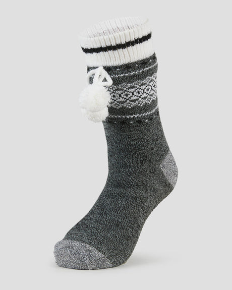 Terramar Unisex Sherpa Lined Slipper Sock