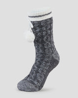 Terramar Unisex Sherpa Lined Slipper Sock