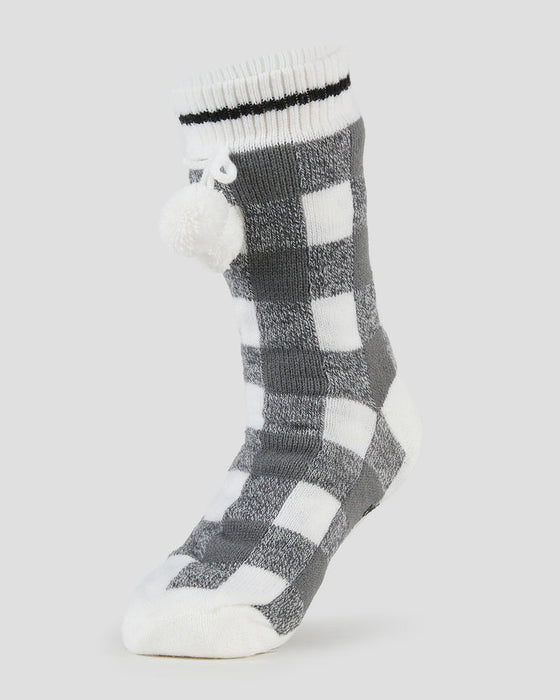Terramar Unisex Sherpa Lined Slipper Sock