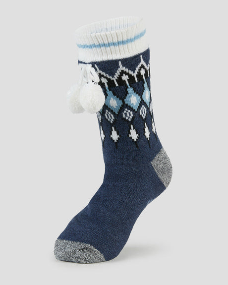 Terramar Unisex Sherpa Lined Slipper Sock