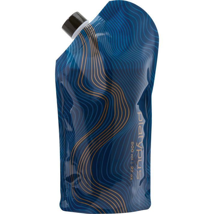 Platy Preserve Collapsible Wine Bottle, Regal Blue, 800ml