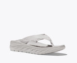 Hoka Men's ORA Recovery Flip Sandal - Lunar Rock/White Lunar Rock/White