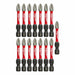 Milwaukee Shockwave 2 In. Impact Phillips #2 Power Bits (15-piece Contractor Pack)