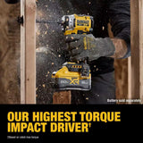 Dewalt 20V MAX XR 3-Speed 1/4in. High Torque Impact Driver (Tool Only)