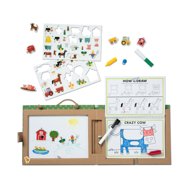 Melissa & Doug Play, Draw, Create - Farm Fun