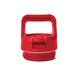 YETI Rambler Bottle Straw Cap Rescue red