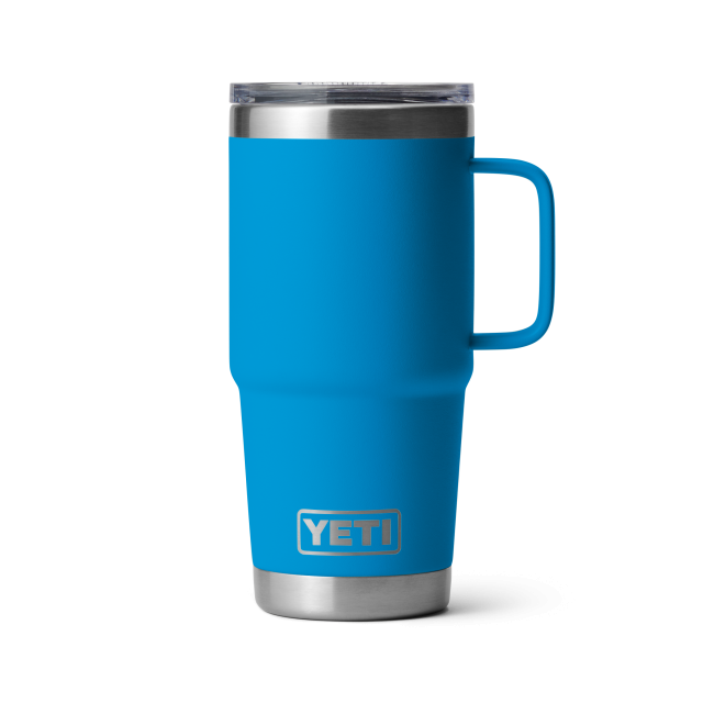 Yeti Rambler Travel Mug 20oz Big wave blue