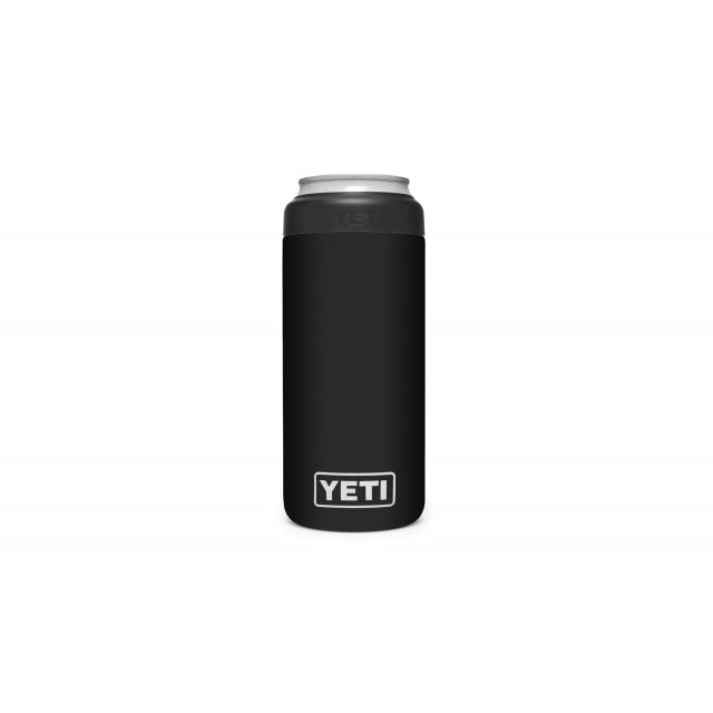 YETI Rambler 12 oz Colster Slim Can Insulator Black