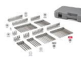 Tekton 110-Piece 3/8 Inch Drive Hex, Torx, TR Torx, Phillips, Slotted, Square, Triple Square Bit Socket Set