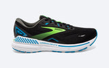 Brooks Men's Adrenaline GTS 23 Shoe Blk/hawaiian ocn/grn