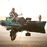 Old Town Sportsman 106 Fishing Kayak Powered By Minn Kota - Steel Blue Camo