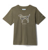 Columbia Boys Valley Creek Short Sleeve Graphic Shirt - Stone Green / Friendly Fun Stone Green / Friendly Fun