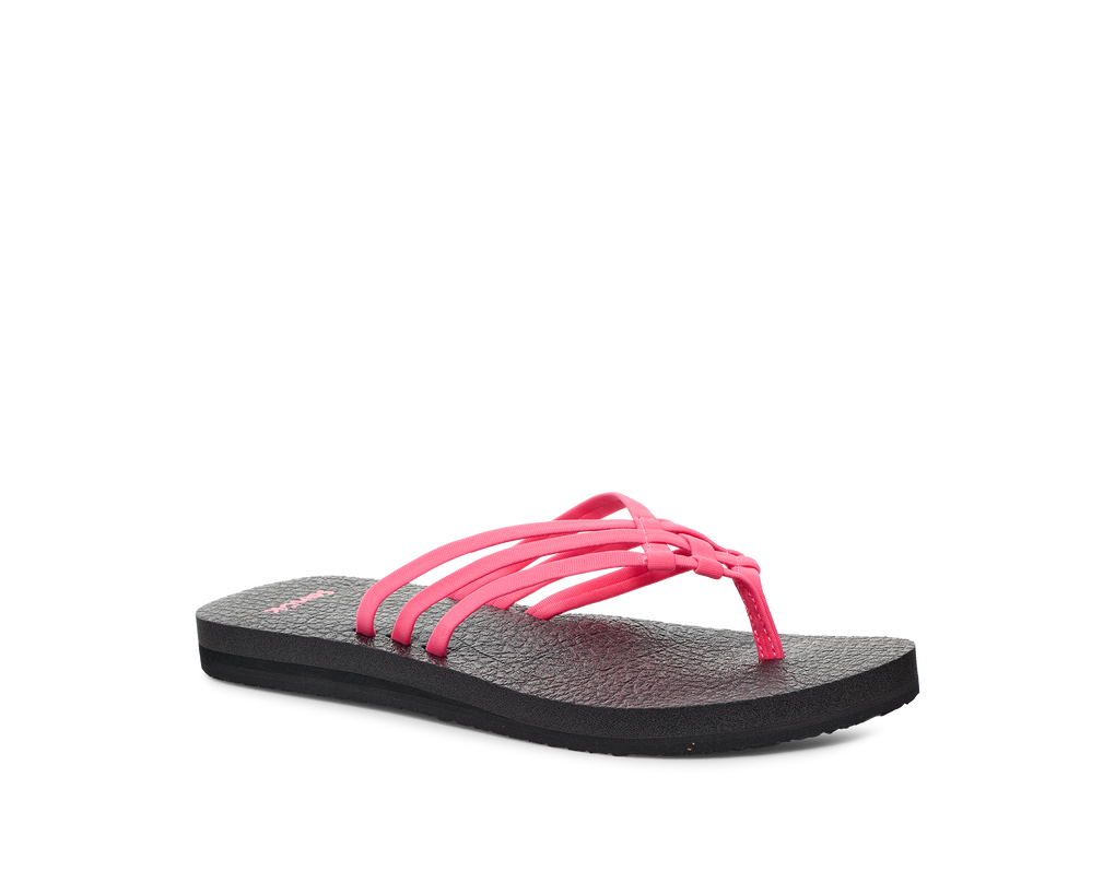 Sanuk Women's Yoga Sandy Sandal - Hot Pink Hot Pink