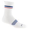 Darn Tough Men's Element Micro Crew Lightweight Running Sock - White White