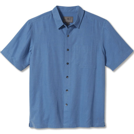 Royal Robbins Men's Desert Pucker Dry S/S Parisian Blue