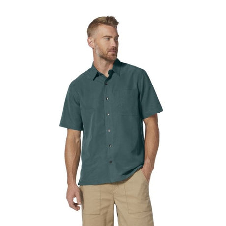 Royal Robbins Men's Desert Pucker Dry S/S Sea Pine