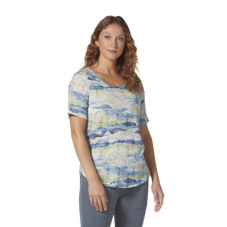 Royal Robbins Women's Featherweight Scoop Tee Soapstn Owens Pt