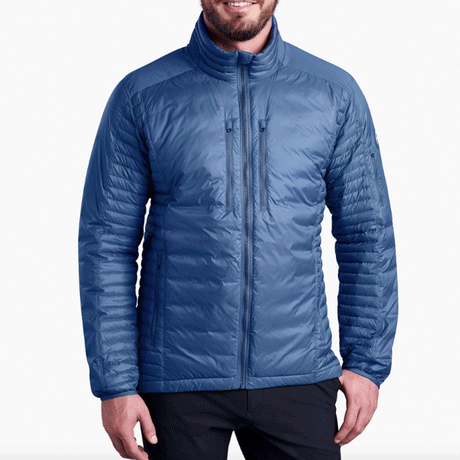 Kuhl Clothing Men's Spyfire Jacket Powell Blue