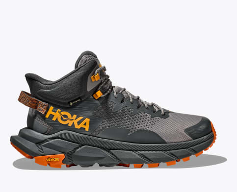 Hoka Men's Trail Code Mid GTX Shoe Cstlrck/prsmmn orang