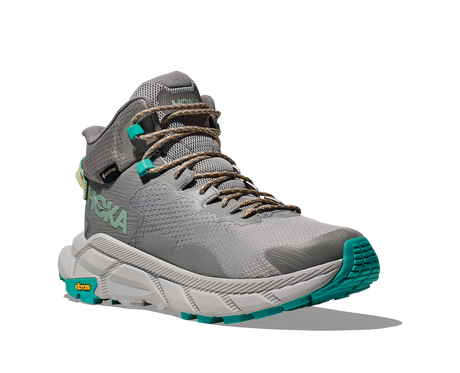 Hoka Men's Trail Code GTX Boot - Galactic Grey/Electric Aqua Galactic Grey/Electric Aqua