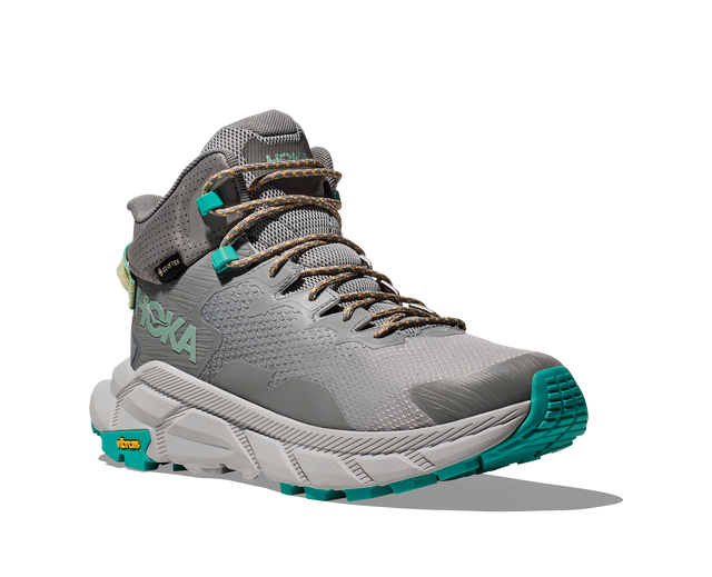 Hoka Men's Trail Code GTX Boot - Galactic Grey/Electric Aqua Galactic Grey/Electric Aqua