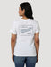 Women's Wrangler Electric Logo Slim Fit Tee In Marshmallow Heather Marshmallow heather