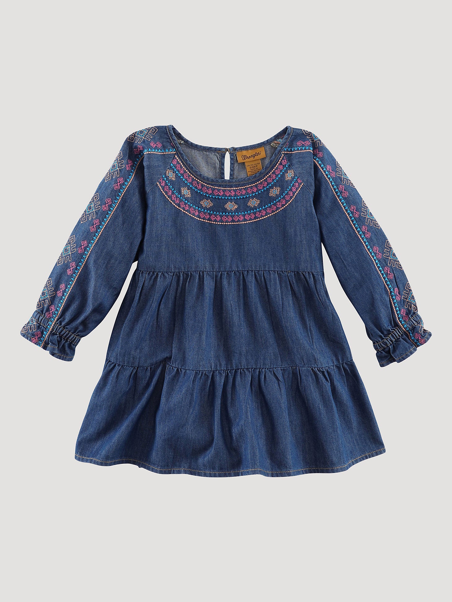 white christmas dresses Dera Denim Tunic Dress – secondfemale.com main image 1