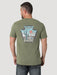 Men's Wrangler Back Graphic T-shirt In Sage Heather Sage heather