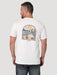 Men's Wrangler Back Graphic T-shirt In Marshmallow Heather Marshmallow heather