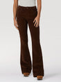 Women's Wrangler Retro High Rise Corduroy Trouser Jean In Brooke Brooke