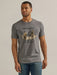 Wrangler Mens Rodeo Nationals Graphic T-Shirt - Pewter Pewter