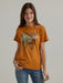 Wrangler Womens Southwestern Graphic Tee - Thai Curry Heather Thai Curry Heather