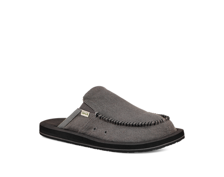 Sanuk Men's You Got My Back Soft Top Hemp Shoe Dark Grey