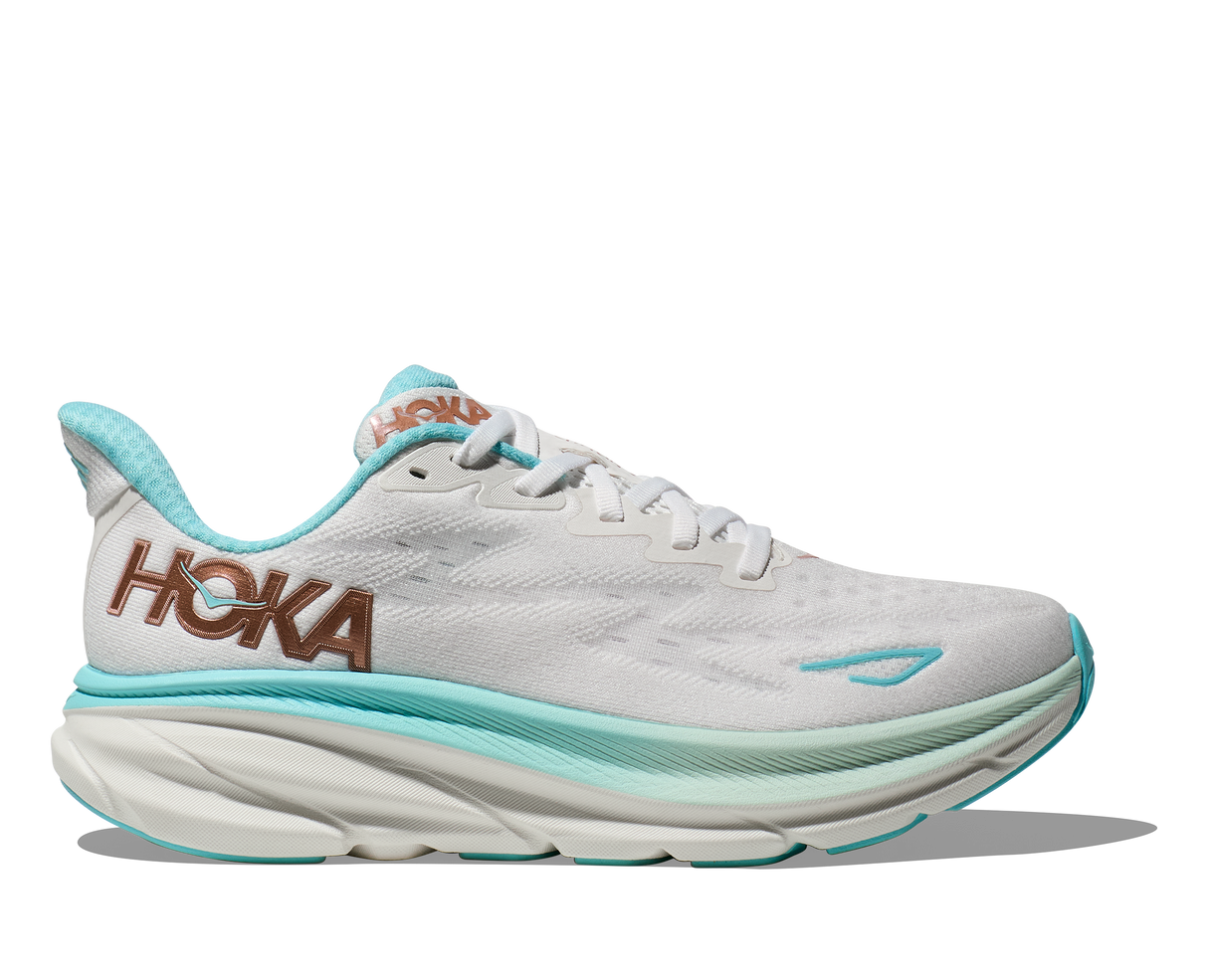 Hoka Women's Clifton 9 Shoe - Frost/Rose Gold Frost/Rose Gold