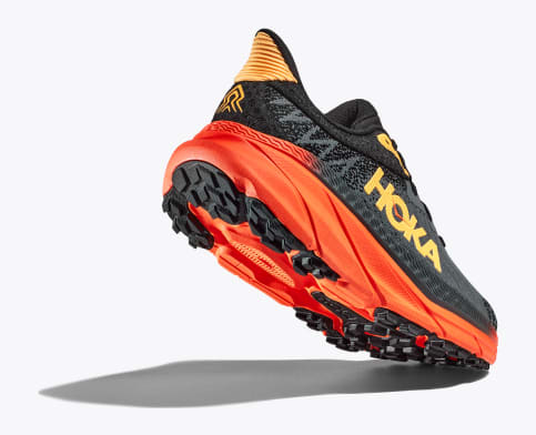 Hoka Men's Challenger 7 Shoe - Castlerock/Flame Castlerock/Flame