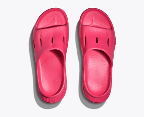 Hoka Ora Recovery Slide 3 Sandal - Raspberry/Raspberry Raspberry/Raspberry